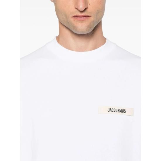 JACQUEMUS Men T-Shirts TSM00570 AJ00226 100 WHITE