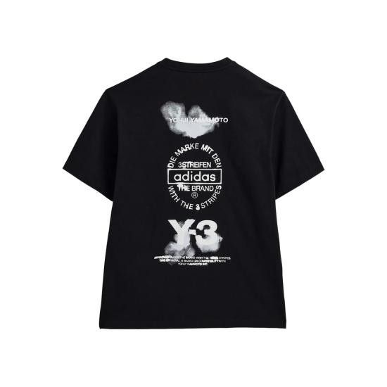Y-3 Y-3 Men T-Shirts JX4745 BLACK Size US XL / EU 56 / 4 - 2 Thumbnail