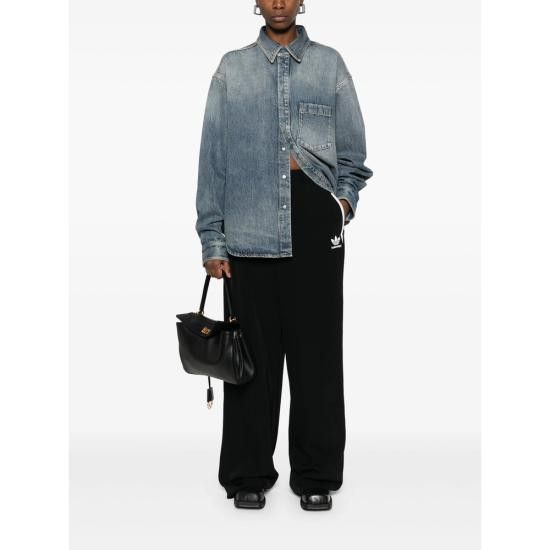Balenciaga BALENCIAGA Women Denim Jackets 783691 THW25 4245 BLUE Size XS / US 0-2 / IT 36-38 - 3 Thumbnail