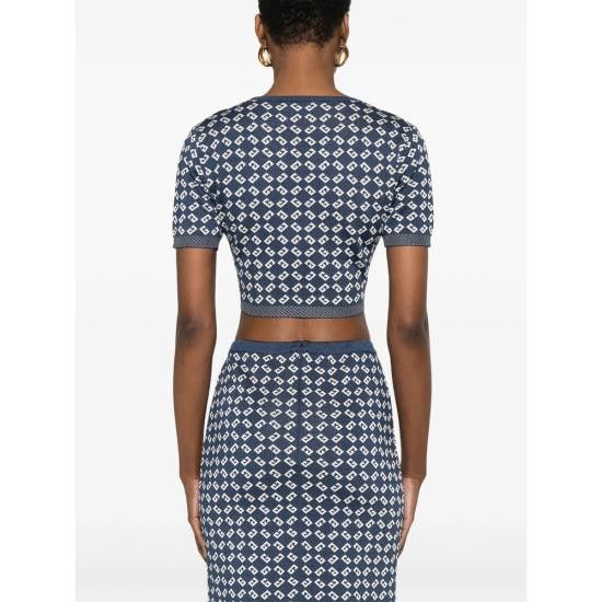 Givenchy GIVENCHY Women Tops BW61EE4ZQ3 457 BLUE Size M / US 6-8 / IT 42-44 - 5 Thumbnail
