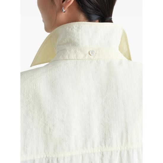 Lemaire LEMAIRE Women Shirts SH1051 LF1308 BG222 WHITE Size XS / US 0-2 / IT 36-38 - 2 Thumbnail