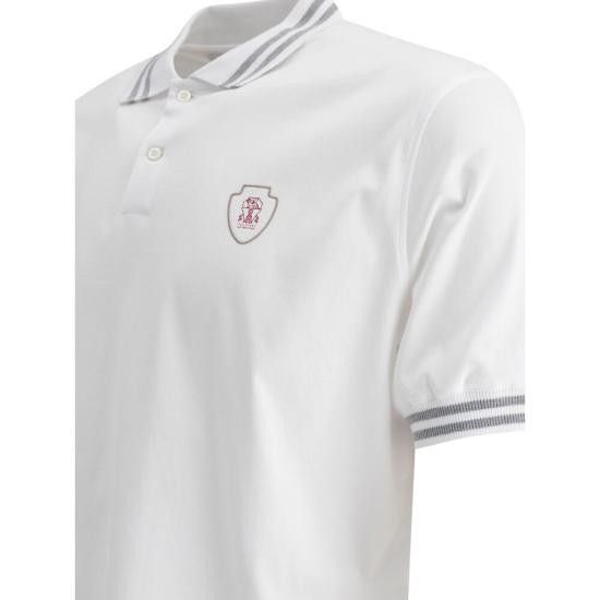 BRUNELLO CUCINELLI Men Polo Shirts M0B133940T CAS27 WHITE