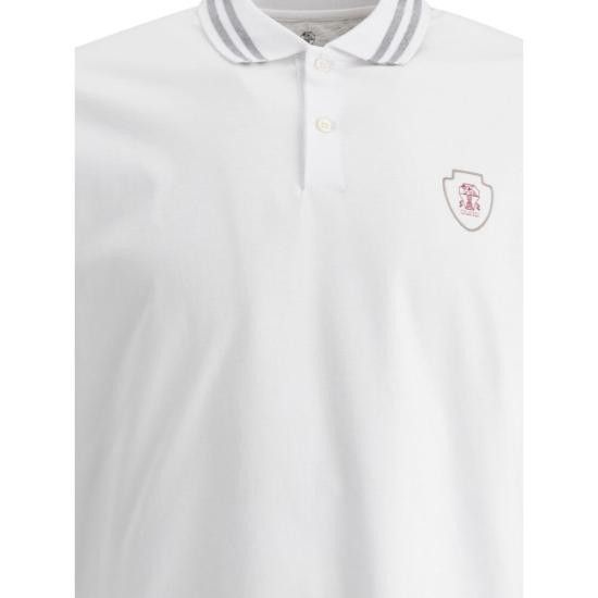BRUNELLO CUCINELLI Men Polo Shirts M0B133940T CAS27 WHITE