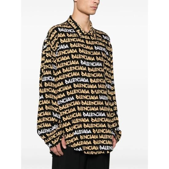 Balenciaga BALENCIAGA Men Long Tops 681812 TRLJ3 1094 BLACK Size US M / EU 48-50 / 2 - 2 Thumbnail