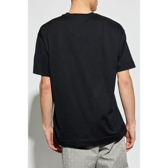 Givenchy GIVENCHY Men T-Shirts BM71MG3YPD 001 BLACK Size US L / EU 52-54 / 3 - 2 Thumbnail