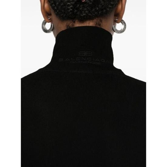 Balenciaga BALENCIAGA Women Tops 813303 TRVW2 1000 BLACK Size S / US 4 / IT 40 - 2 Thumbnail