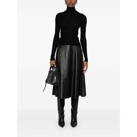 Balenciaga BALENCIAGA Women Tops 813303 TRVW2 1000 BLACK Size S / US 4 / IT 40 - 5 Thumbnail