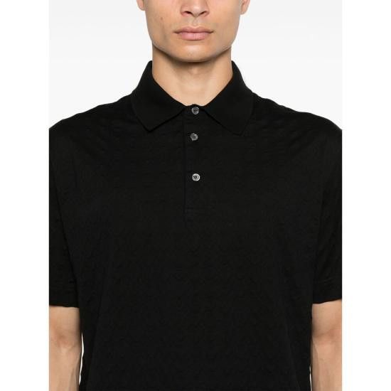 Givenchy GIVENCHY Men Polo Shirts BM71KR3YPA 001 BLACK Size US XXL / EU 58 / 5 - 2 Thumbnail