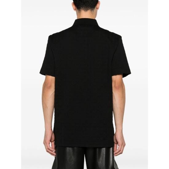 Givenchy GIVENCHY Men Polo Shirts BM71KR3YPA 001 BLACK Size US XXL / EU 58 / 5 - 4 Thumbnail