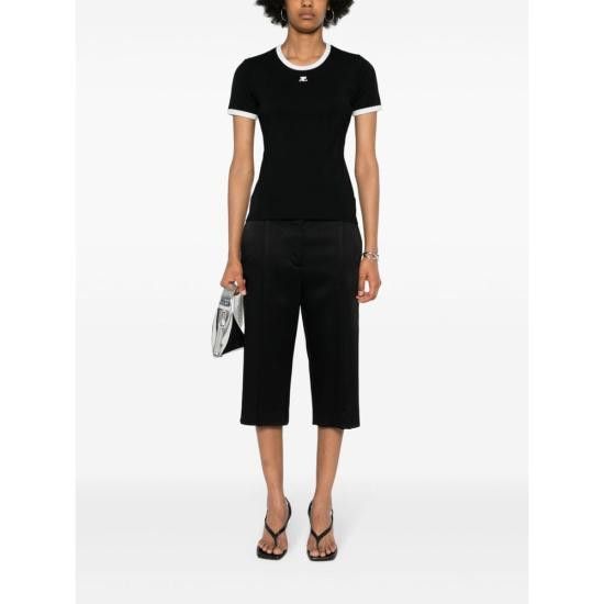 Courreges COURREGES Women Tops VESJTS017JS 0070 9901 BLACK Size XS / US 0-2 / IT 36-38 - 2 Thumbnail