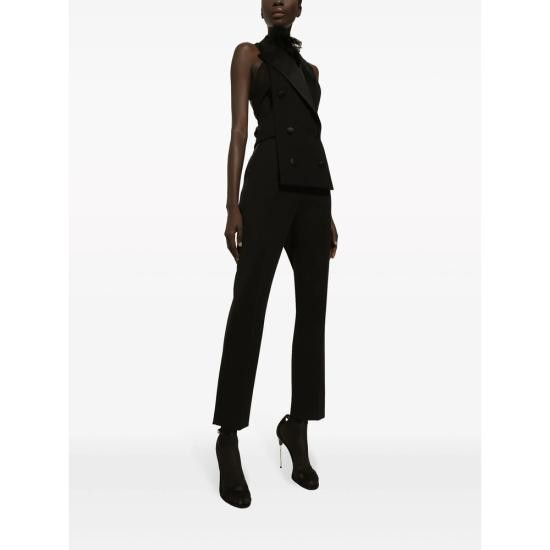 Dolce & Gabbana DOLCE & GABBANA Women Vests F79DET FU28J N0000 BLACK Size M / US 6-8 / IT 42-44 - 4 Thumbnail