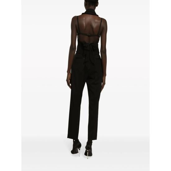 Dolce & Gabbana DOLCE & GABBANA Women Vests F79DET FU28J N0000 BLACK Size M / US 6-8 / IT 42-44 - 2 Thumbnail