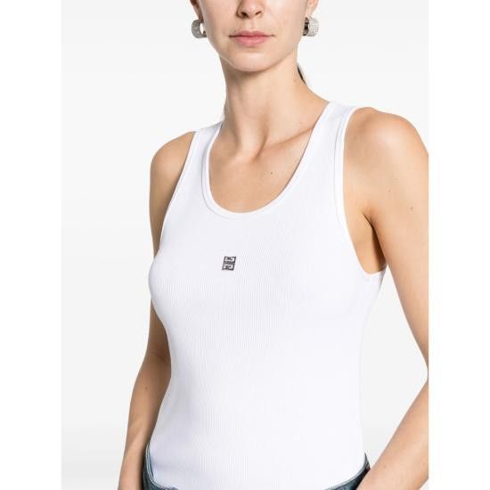 Givenchy GIVENCHY Women Tops BW70CH3YHY 100 WHITE Size S / US 4 / IT 40 - 4 Thumbnail