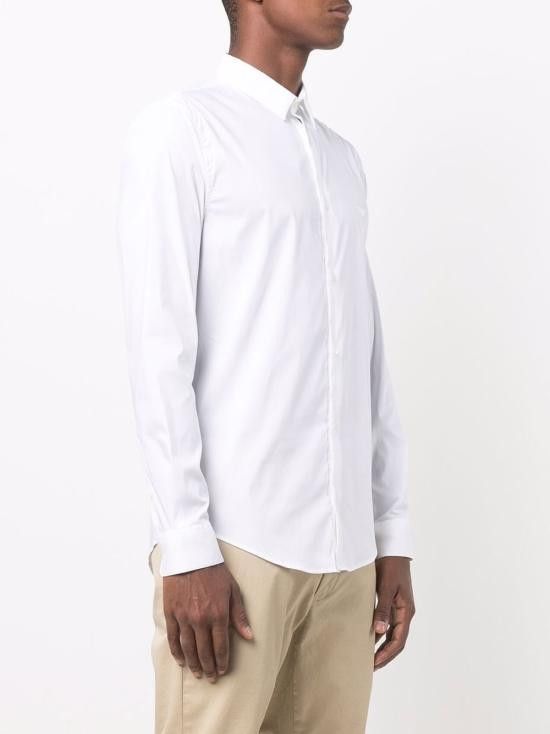 Emporio Armani EMPORIO ARMANI Men Long Tops 8N1C09 1NI9Z0100 White Size US XL / EU 56 / 4 - 2 Thumbnail