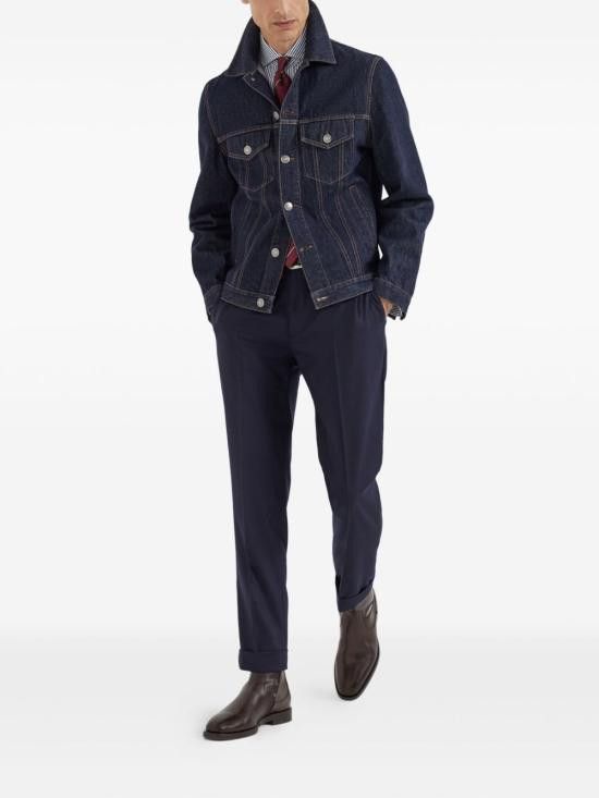 Brunello Cucinelli BRUNELLO CUCINELLI Men Long Tops MY6491718 C003 Blue Size US M / EU 48-50 / 2 - 5 Thumbnail
