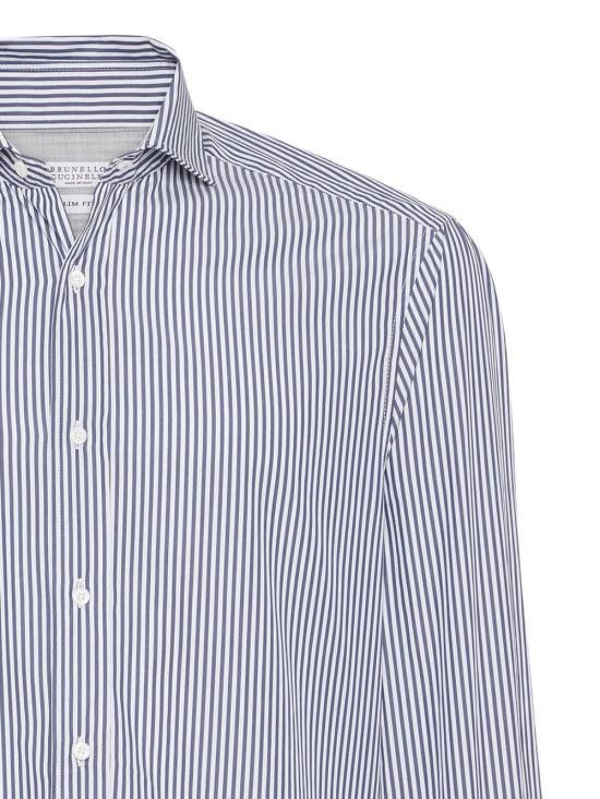 Brunello Cucinelli BRUNELLO CUCINELLI Men Long Tops MY6491718 C003 Blue Size US S / EU 44-46 / 1 - 7 Thumbnail