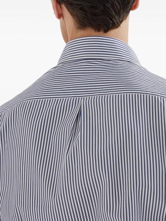 Brunello Cucinelli BRUNELLO CUCINELLI Men Long Tops MY6491718 C003 Blue Size US XXL / EU 58 / 5 - 4 Thumbnail