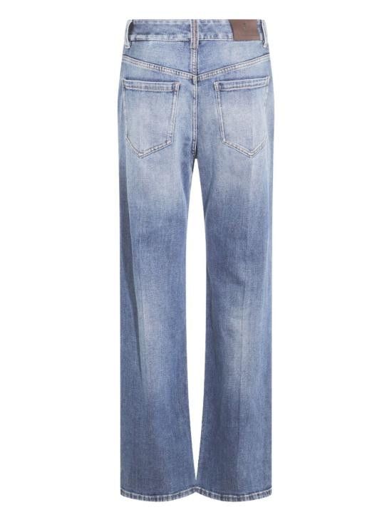 Brunello Cucinelli BRUNELLO CUCINELLI Women Denim Pants MP114P4006 C8986 Blue Size 26" / US 2 / IT 38 - 2 Thumbnail