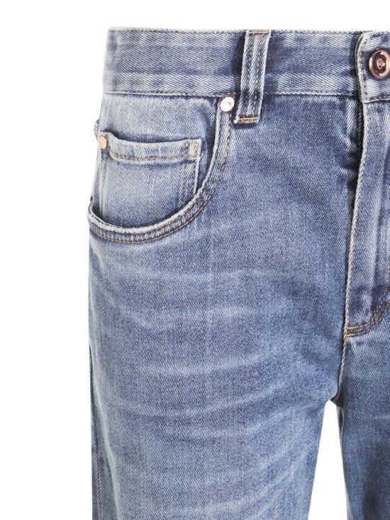 Brunello Cucinelli BRUNELLO CUCINELLI Women Denim Pants MP114P4006 C8986 Blue Size 30" / US 8 / IT 44 - 4 Thumbnail