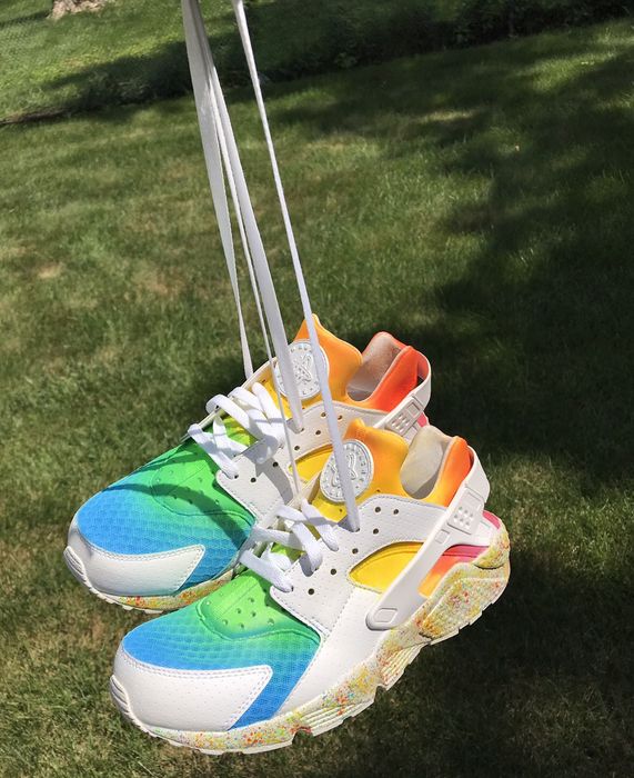 Custom rainbow clearance huaraches