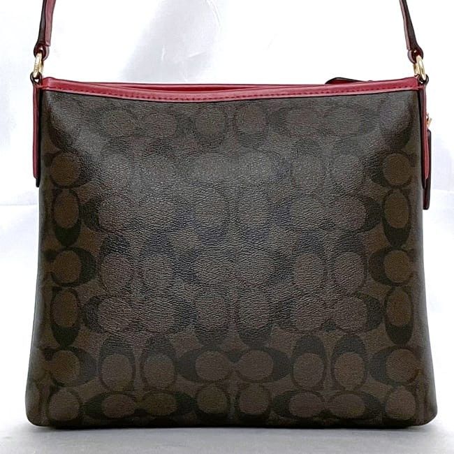 Coach COACH Shoulder Bag Brown Pvc Size ONE SIZE - 3 Thumbnail