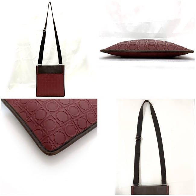 Salvatore Ferragamo SALVATORE FERRAGAMO Shoulder Bag Red Leather Size ONE SIZE - 3 Thumbnail