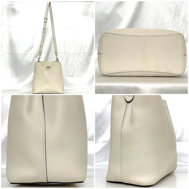 Coach COACH Cross Body Bag White Leather Size ONE SIZE - 3 Thumbnail
