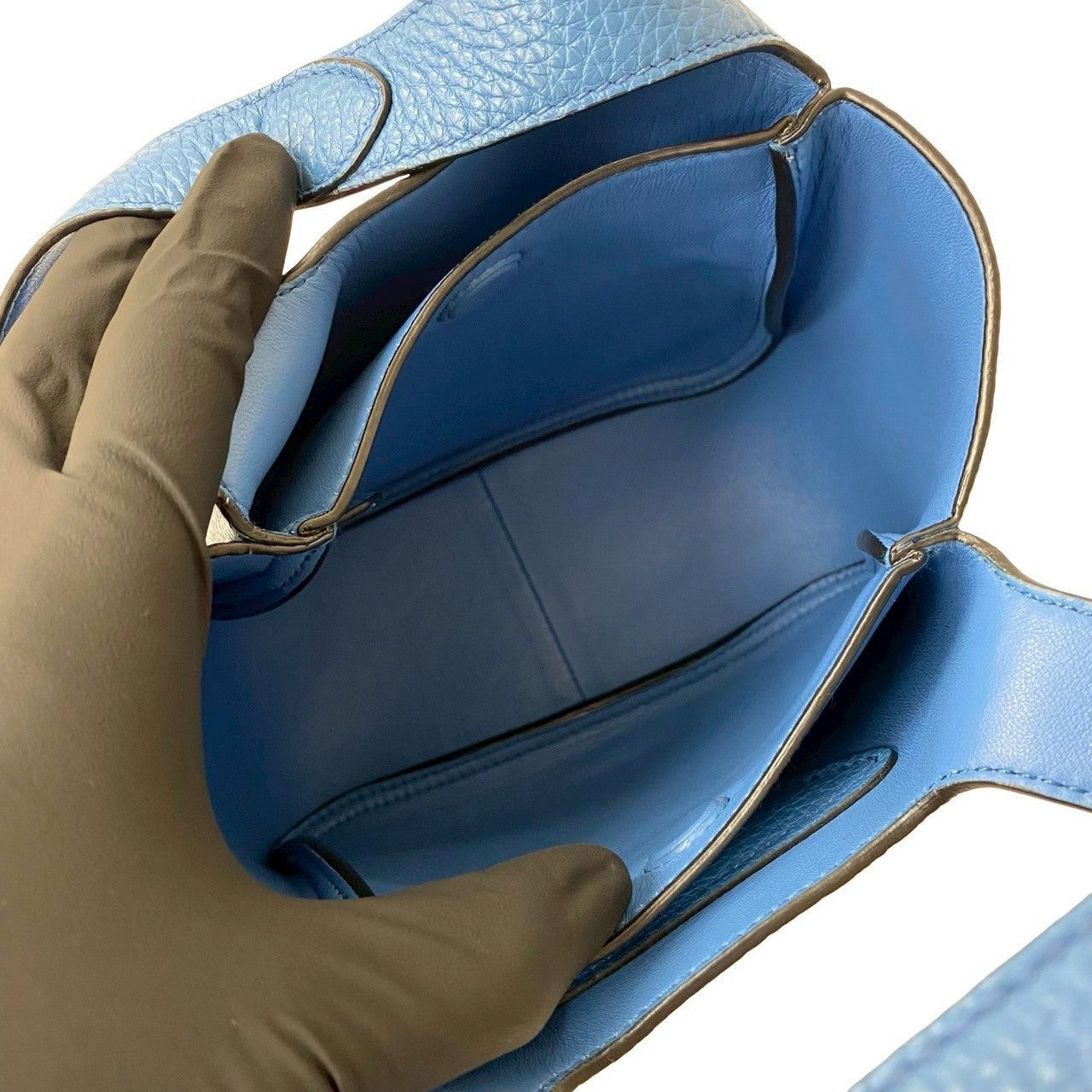 Prada Prada Handbag Blue Leather Size ONE SIZE - 9 Thumbnail
