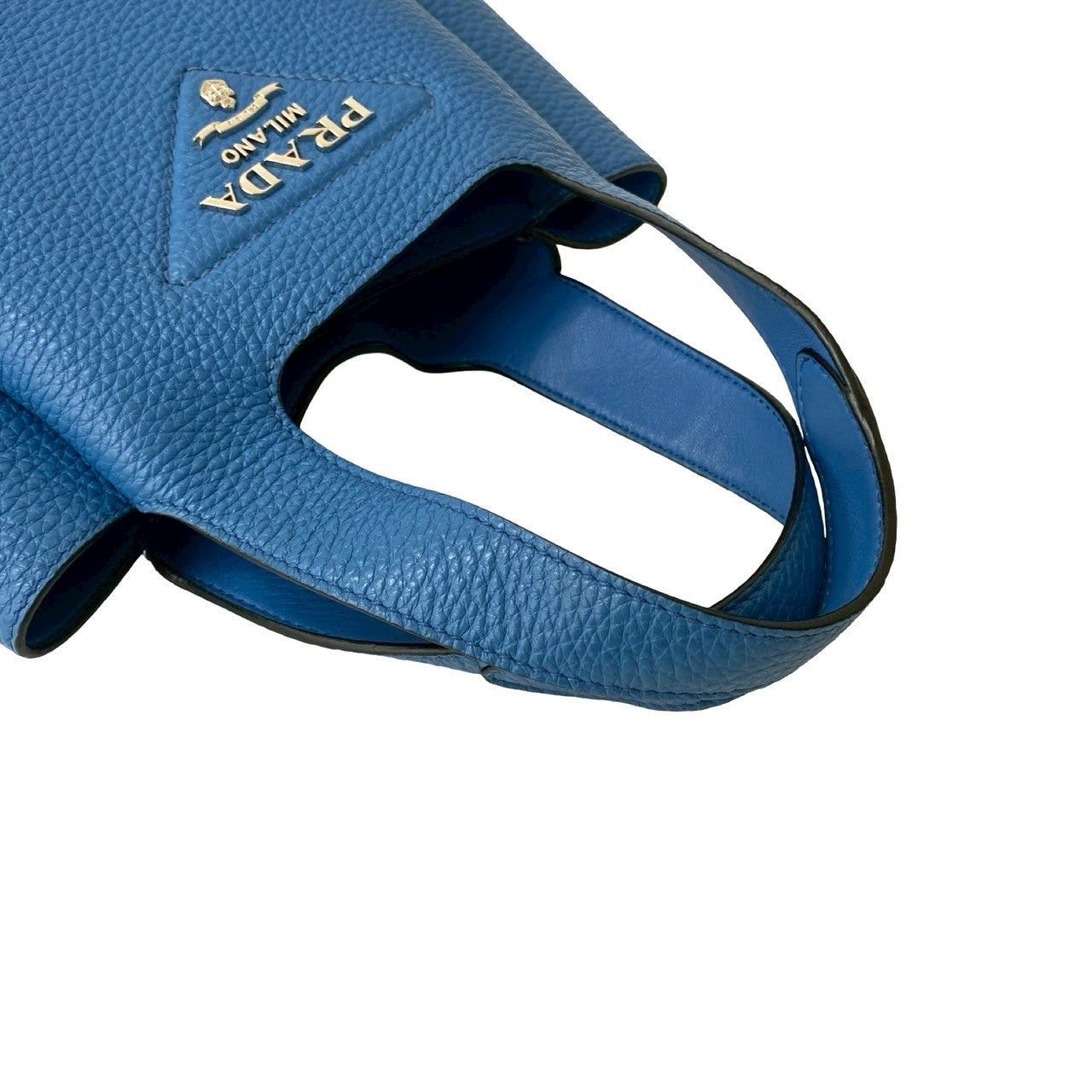 Prada Prada Handbag Blue Leather Size ONE SIZE - 4 Thumbnail