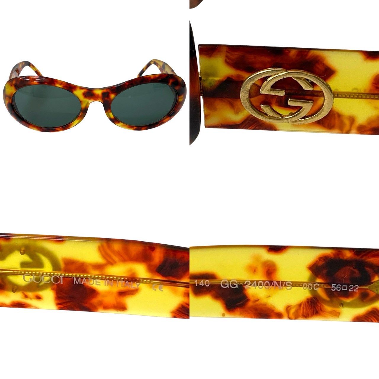 Gucci Gucci Sunglasses Brown Plastic Size ONE SIZE - 3 Thumbnail