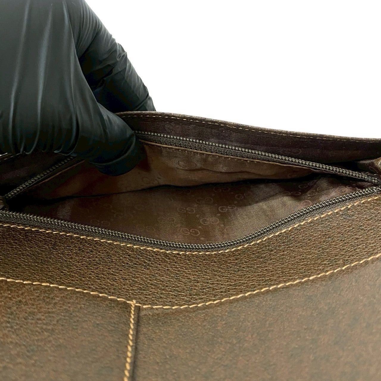 Gucci Gucci Brown Leather Size ONE SIZE - 10 Thumbnail