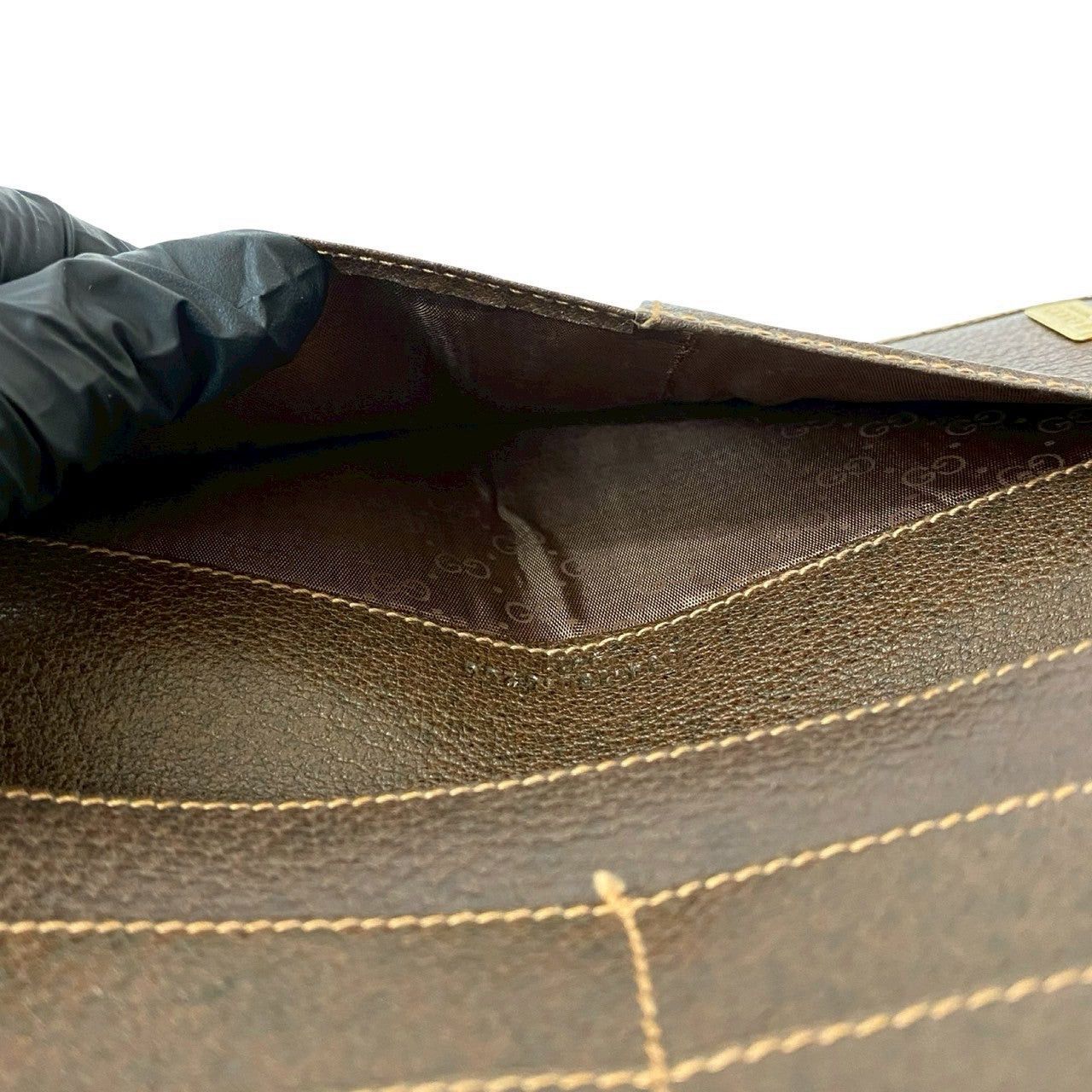 Gucci Gucci Brown Leather Size ONE SIZE - 8 Thumbnail