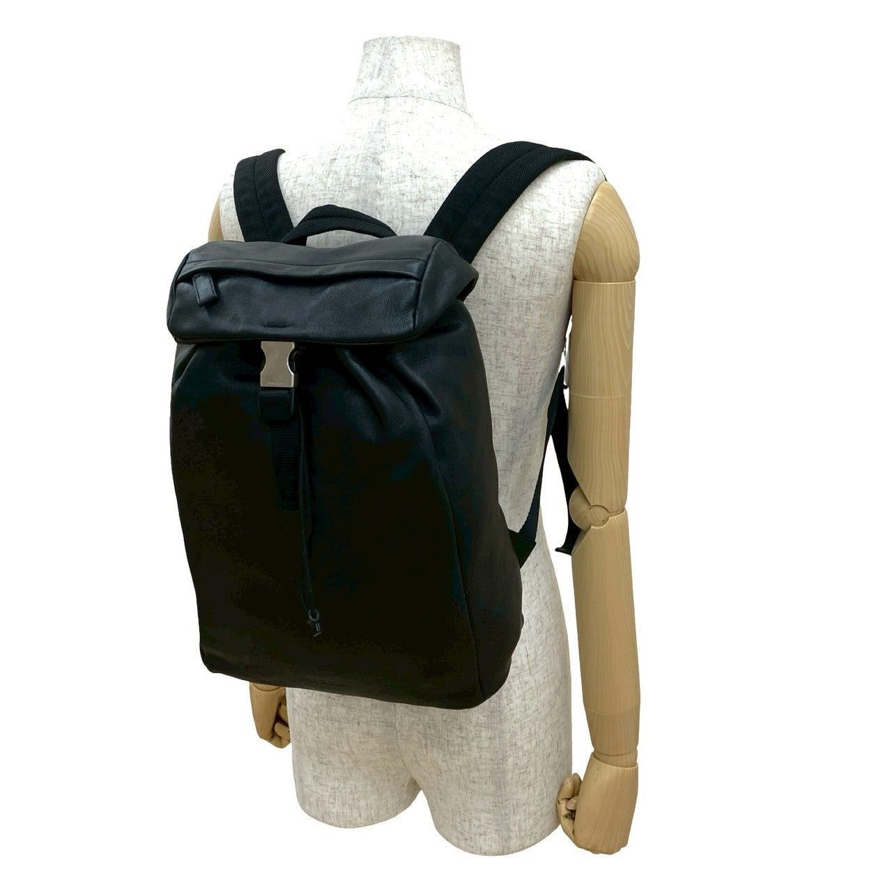 Prada Prada Backpack Black Leather Size ONE SIZE - 2 Thumbnail