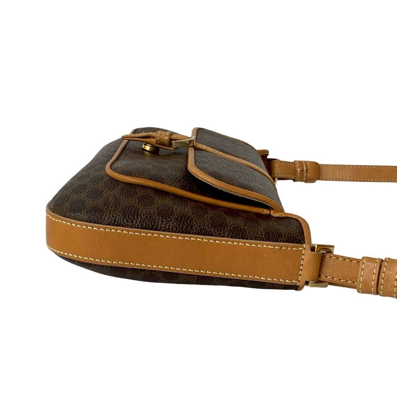 Celine Celine Shoulder Bag Brown Leather Size ONE SIZE - 6 Thumbnail