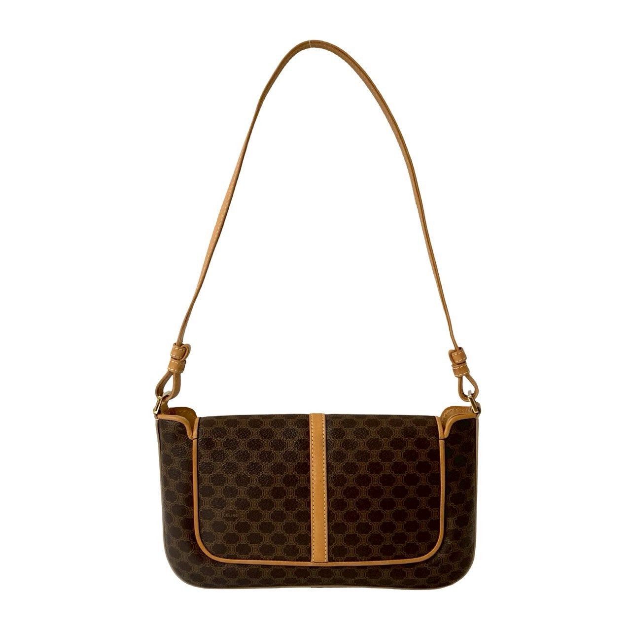 Celine Celine Shoulder Bag Brown Leather Size ONE SIZE - 3 Thumbnail