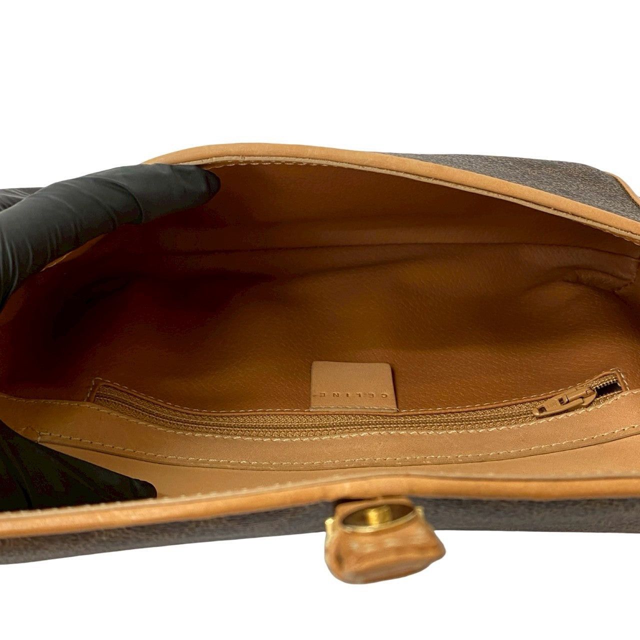 Celine Celine Shoulder Bag Brown Leather Size ONE SIZE - 9 Thumbnail