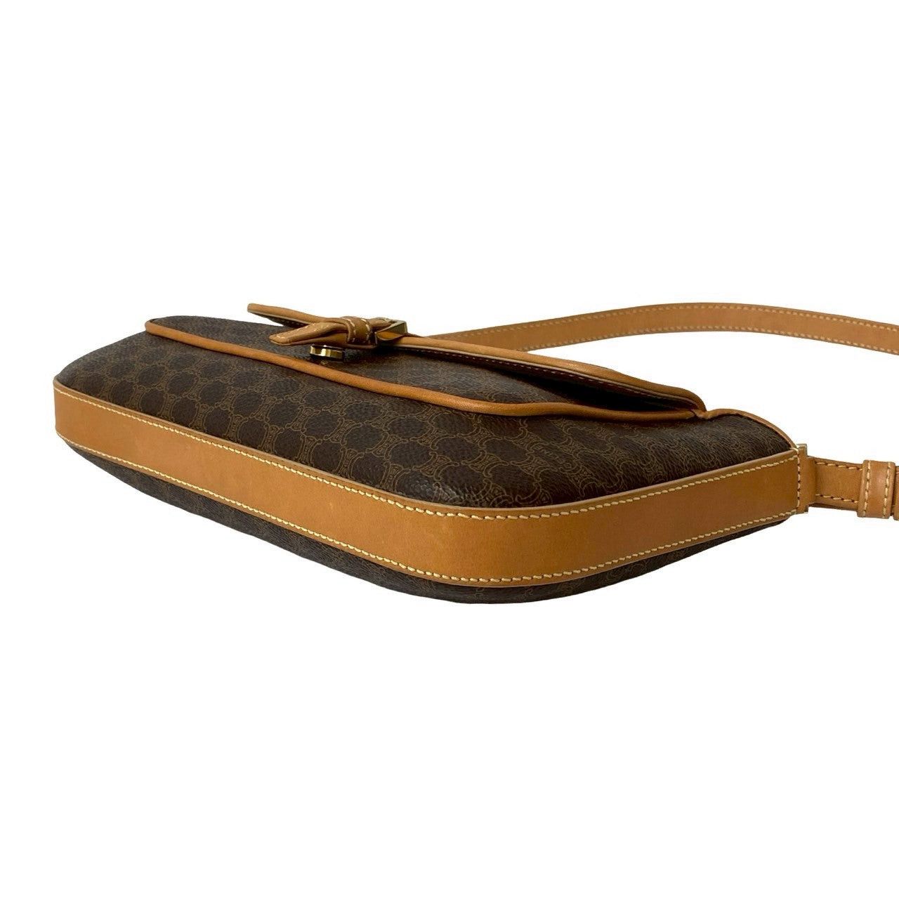 Celine Celine Shoulder Bag Brown Leather Size ONE SIZE - 8 Thumbnail