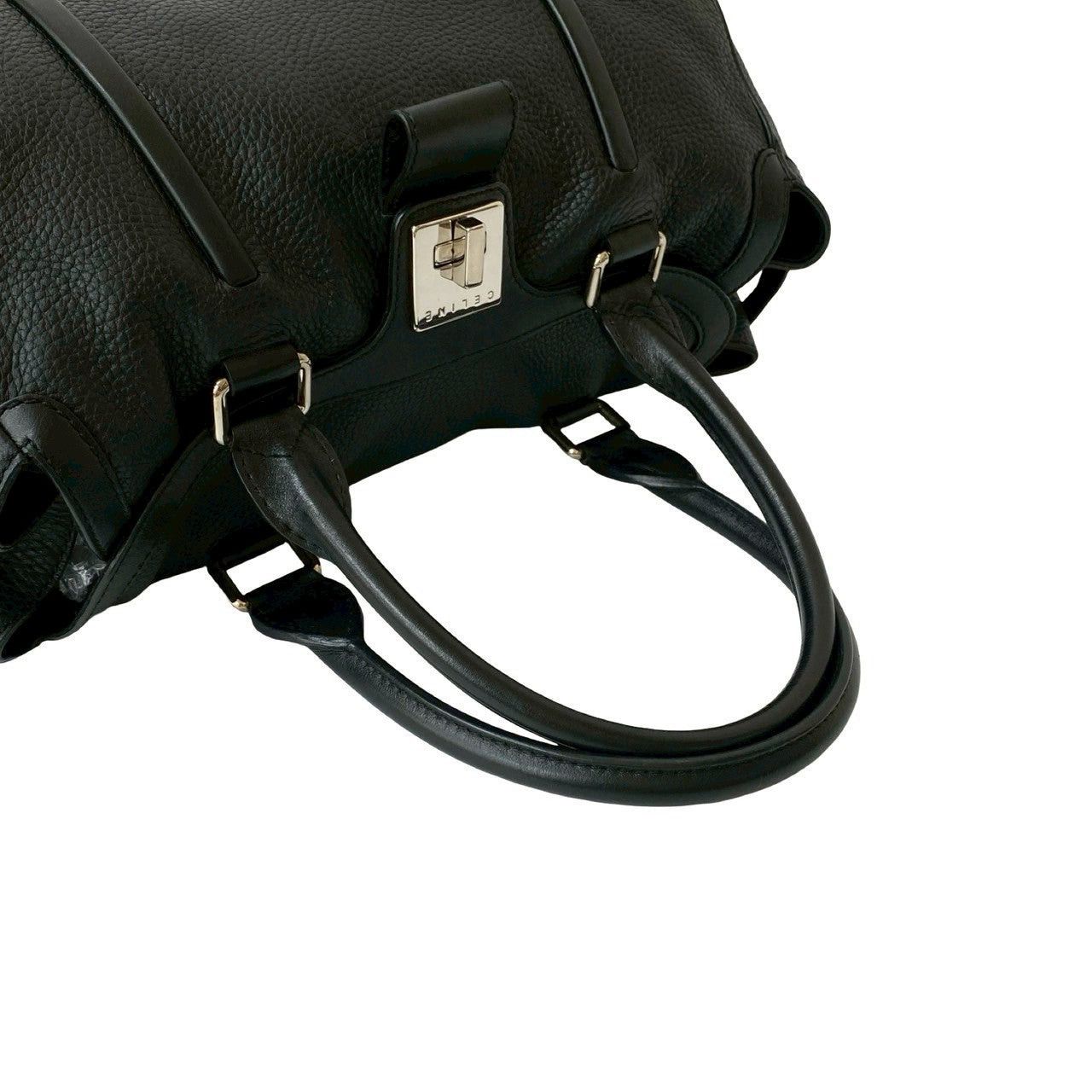 Celine Celine Handbag Black Leather Size ONE SIZE - 4 Thumbnail
