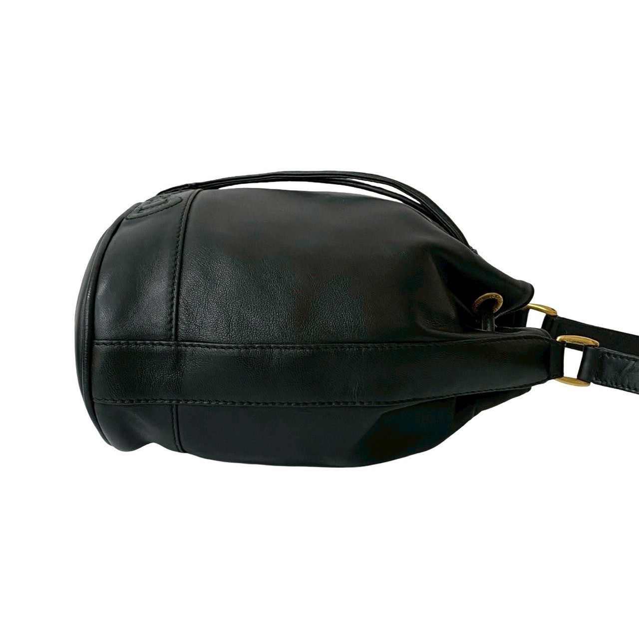 Gucci Gucci Shoulder Bag Black Leather Size ONE SIZE - 5 Thumbnail