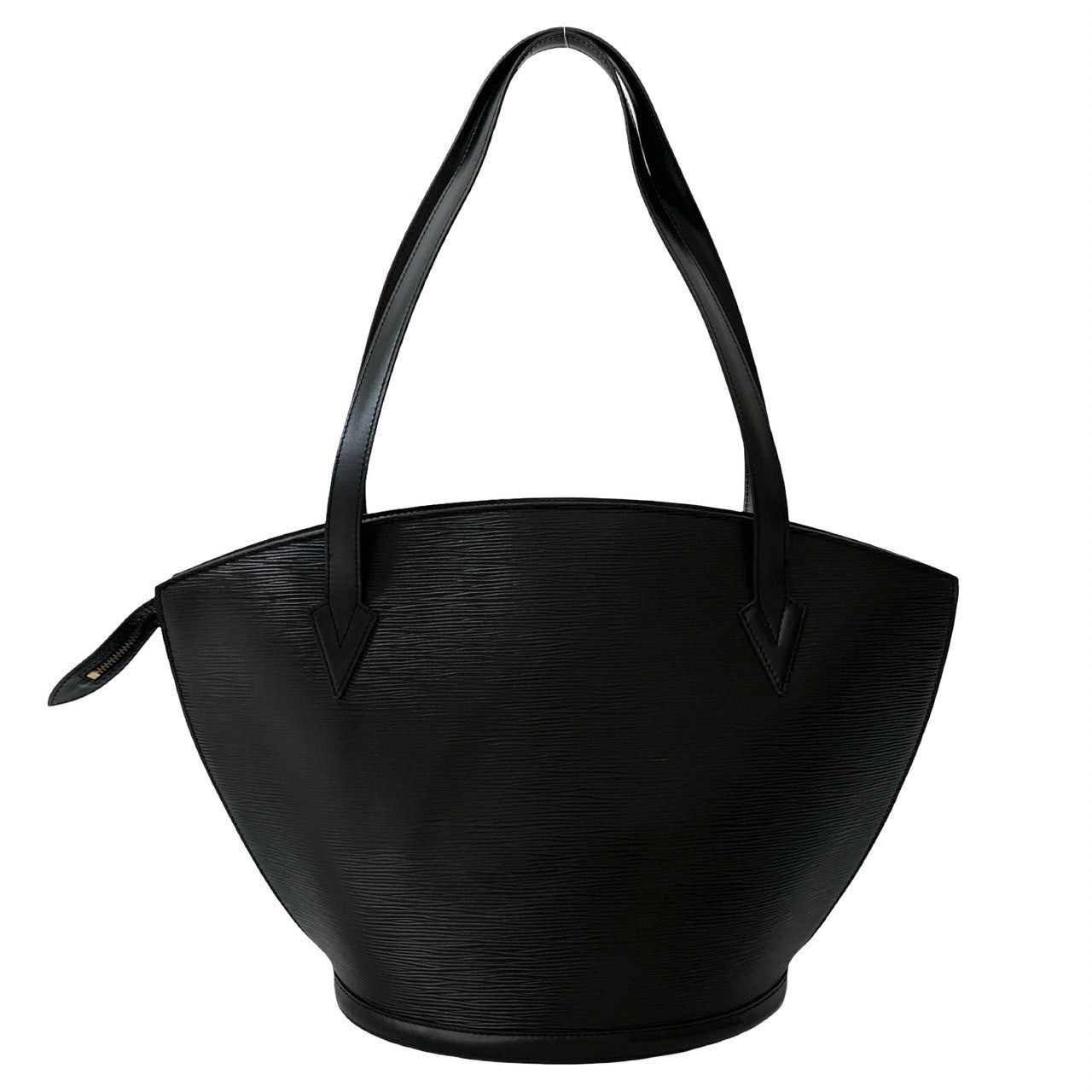 Louis Vuitton Louis Vuitton Tote Bag Black Leather Size ONE SIZE - 3 Thumbnail