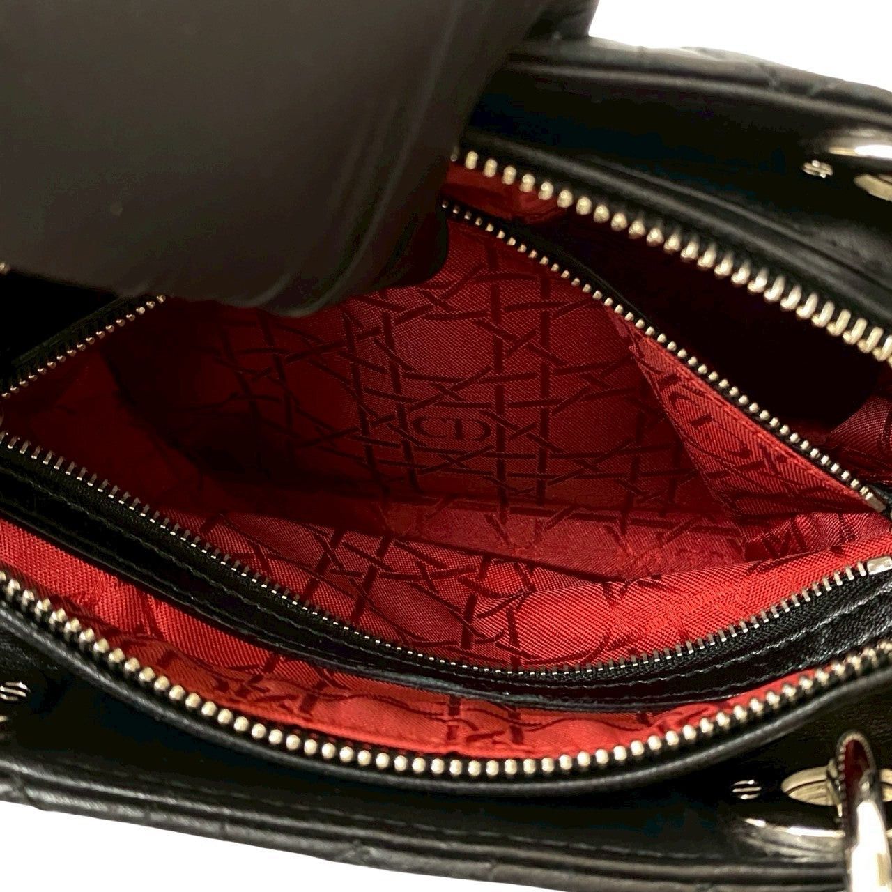 Dior Dior Handbag Black Leather Size ONE SIZE - 10 Thumbnail