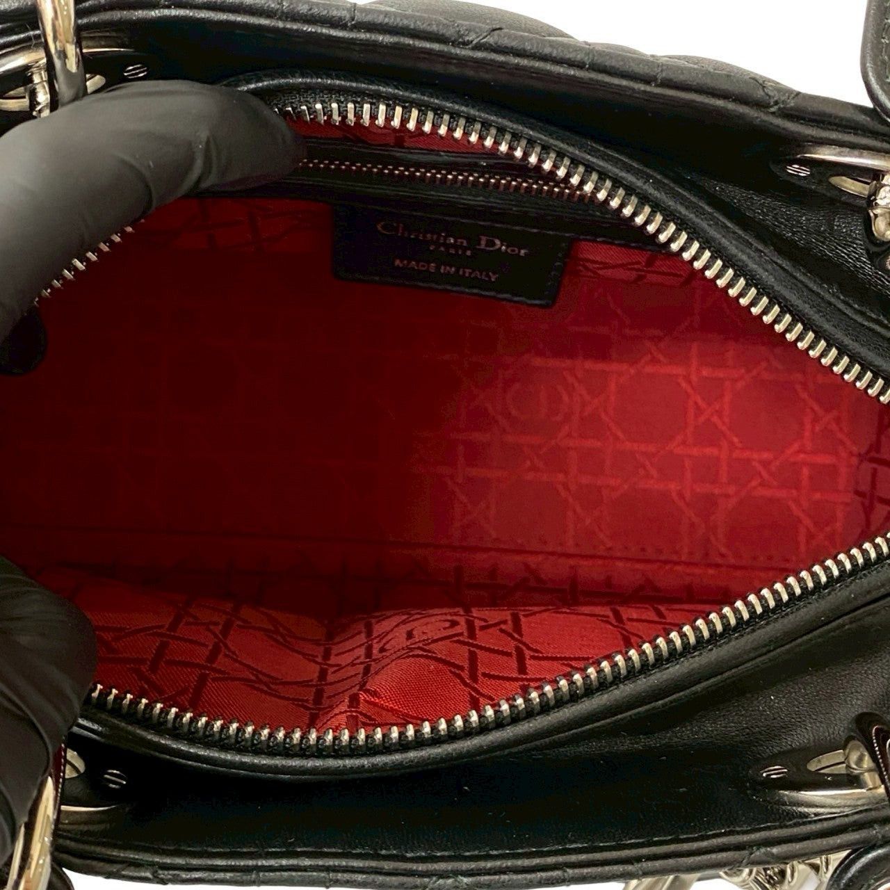Dior Dior Handbag Black Leather Size ONE SIZE - 9 Thumbnail