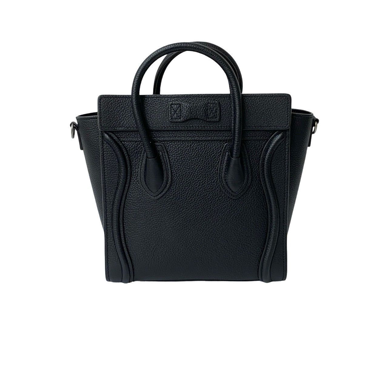 Celine Celine Shoulder Bag Black Leather Size ONE SIZE - 3 Thumbnail