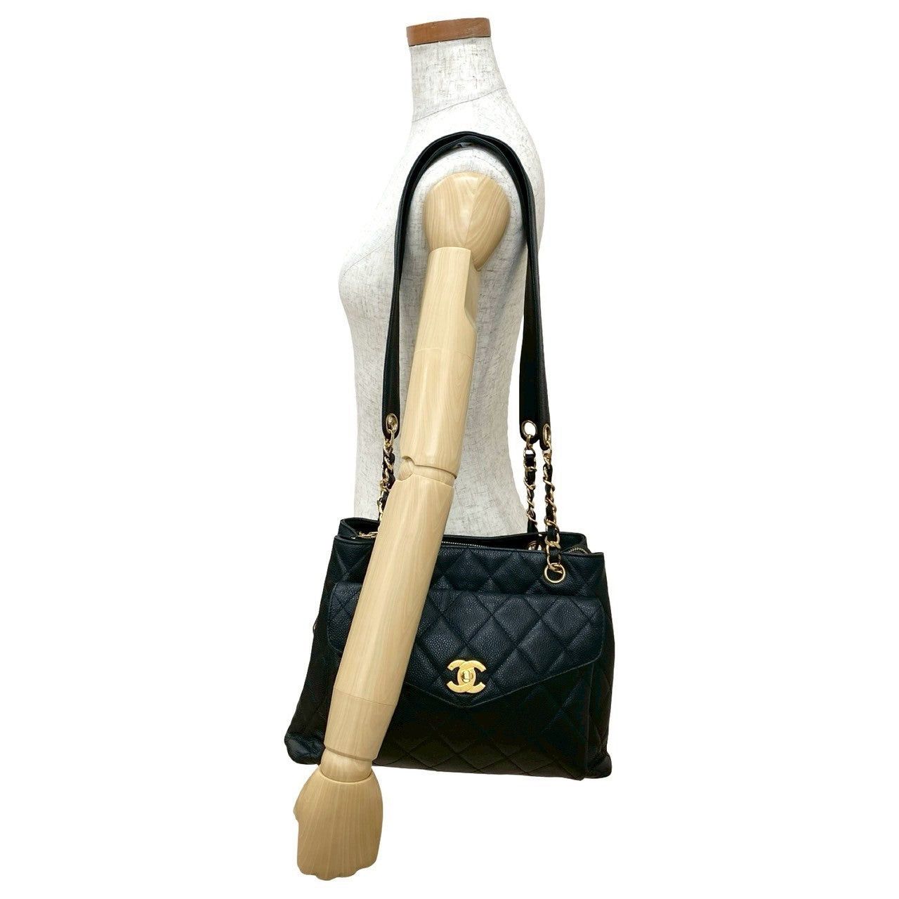 Chanel Chanel Tote Bag Black Leather Size ONE SIZE - 2 Thumbnail