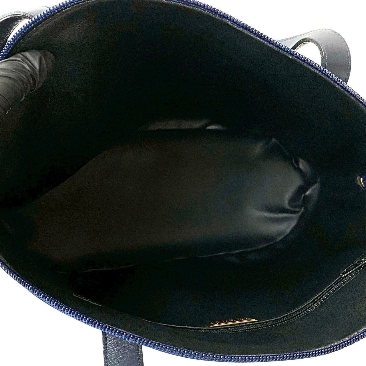 Dior Dior Shoulder Bag Blue Leather Size ONE SIZE - 9 Thumbnail