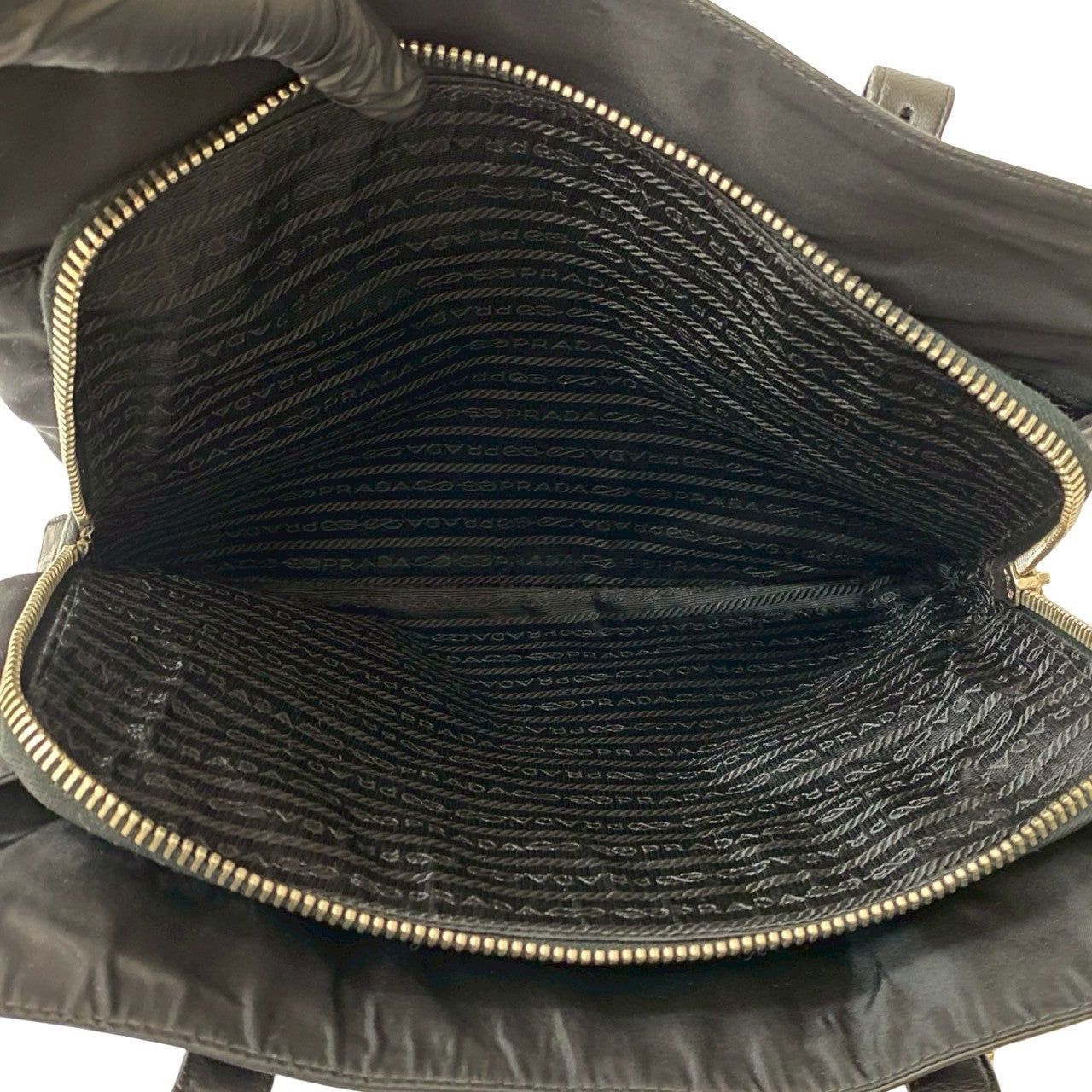 Prada Prada Shoulder Bag Black Leather Size ONE SIZE - 9 Thumbnail