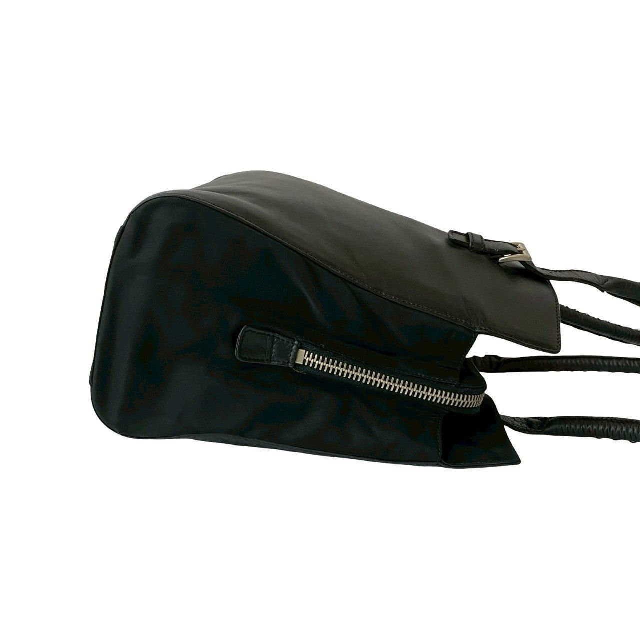 Prada Prada Shoulder Bag Black Leather Size ONE SIZE - 6 Thumbnail