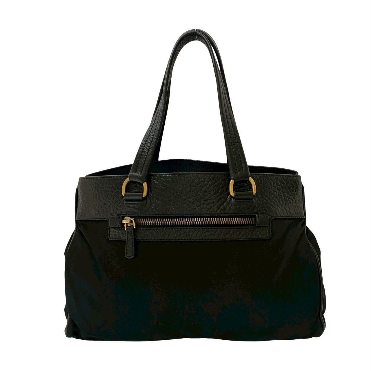 Prada Prada Handbag Black Leather Size ONE SIZE - 3 Thumbnail