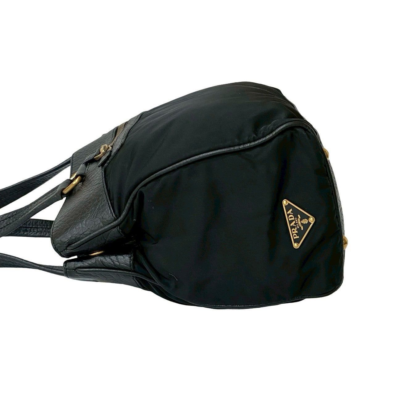 Prada Prada Handbag Black Leather Size ONE SIZE - 5 Thumbnail