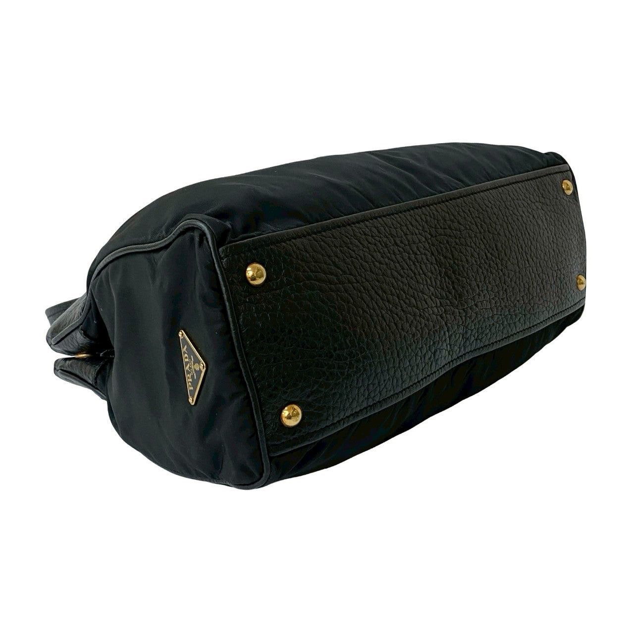 Prada Prada Handbag Black Leather Size ONE SIZE - 7 Thumbnail